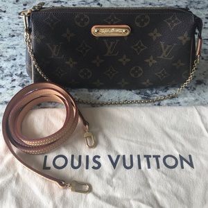 Louis Vuitton Eva Clutch Monogram Canvas